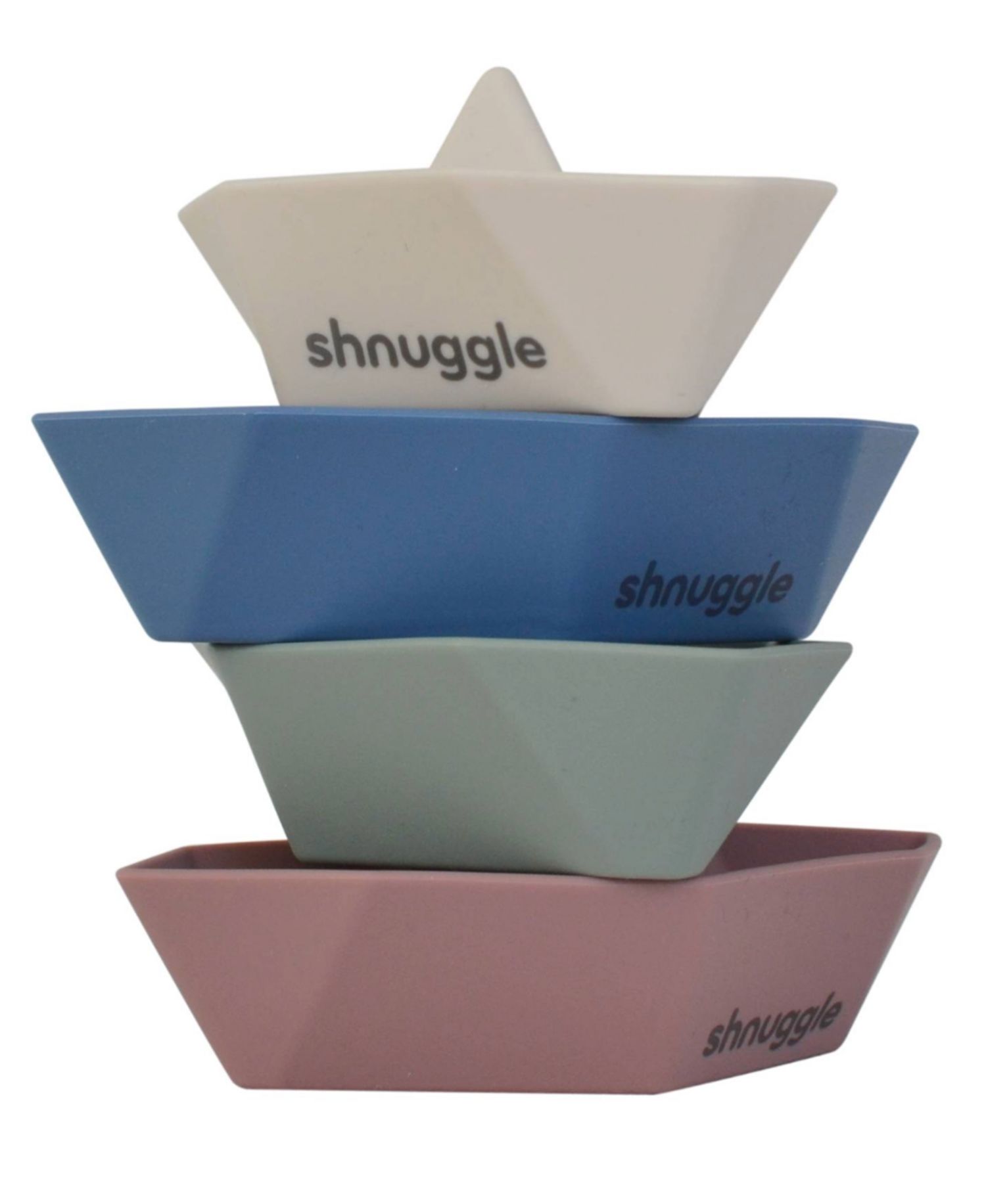 Baby Boys' and Baby Girls' Stacking Bath Boats, 4-Piece Set