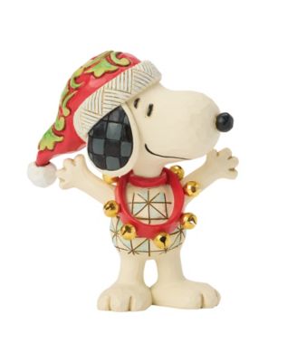 Peanuts Snoopy with Bells Figurine