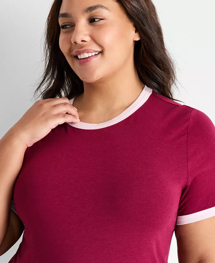 Women's Solid Baby Sleep Tee, XS-3X - thumbnail 6