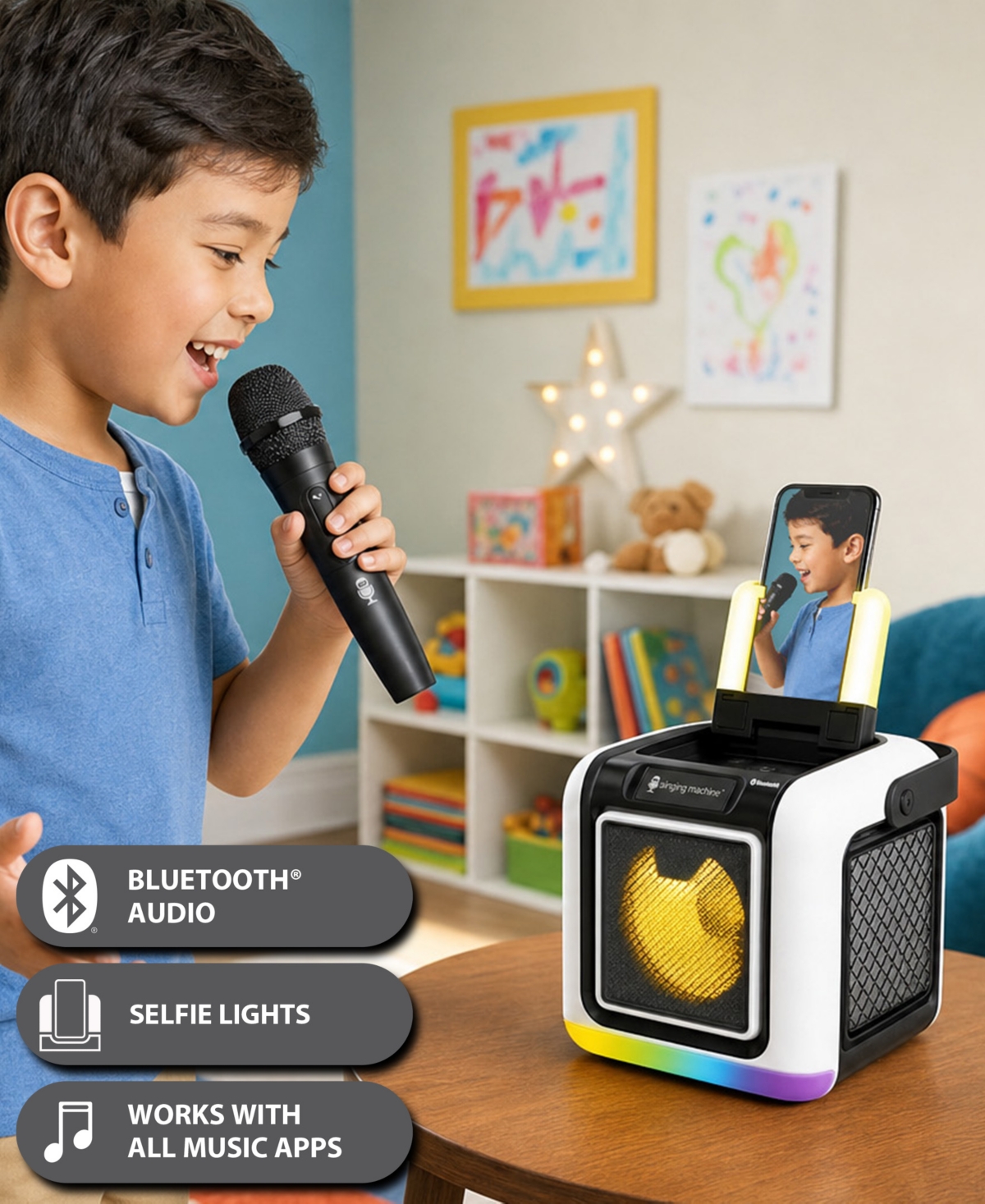 Singing Machine My Cube Studio Bluetooth Karaoke