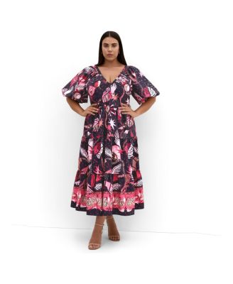 Women's Simona Print Puff Sleeve Dress