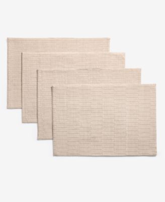 Cotton Tile Placemats, Set of 4
