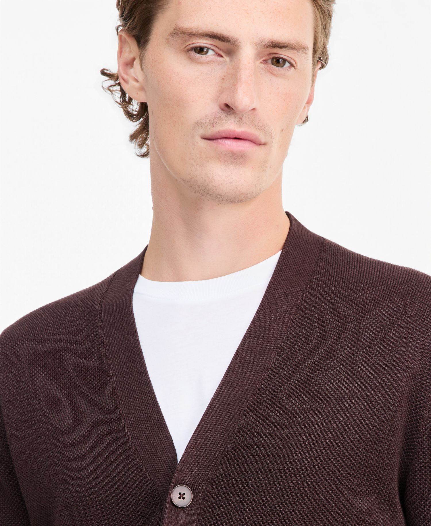 Men's Button-Up Cardigan Sweater