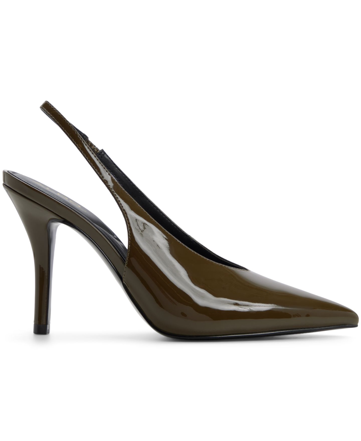 Женские туфли ALDO Arianell Slingback, цвет: Тёмный зелёный лаковый — фото 2