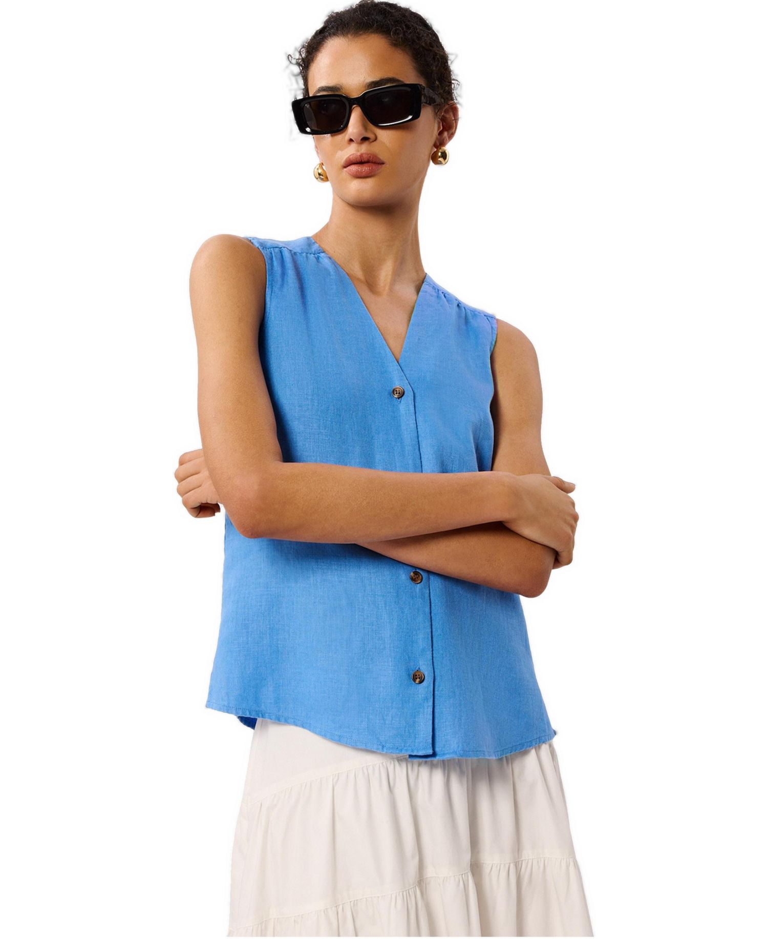 Women's Laura Linen Tank