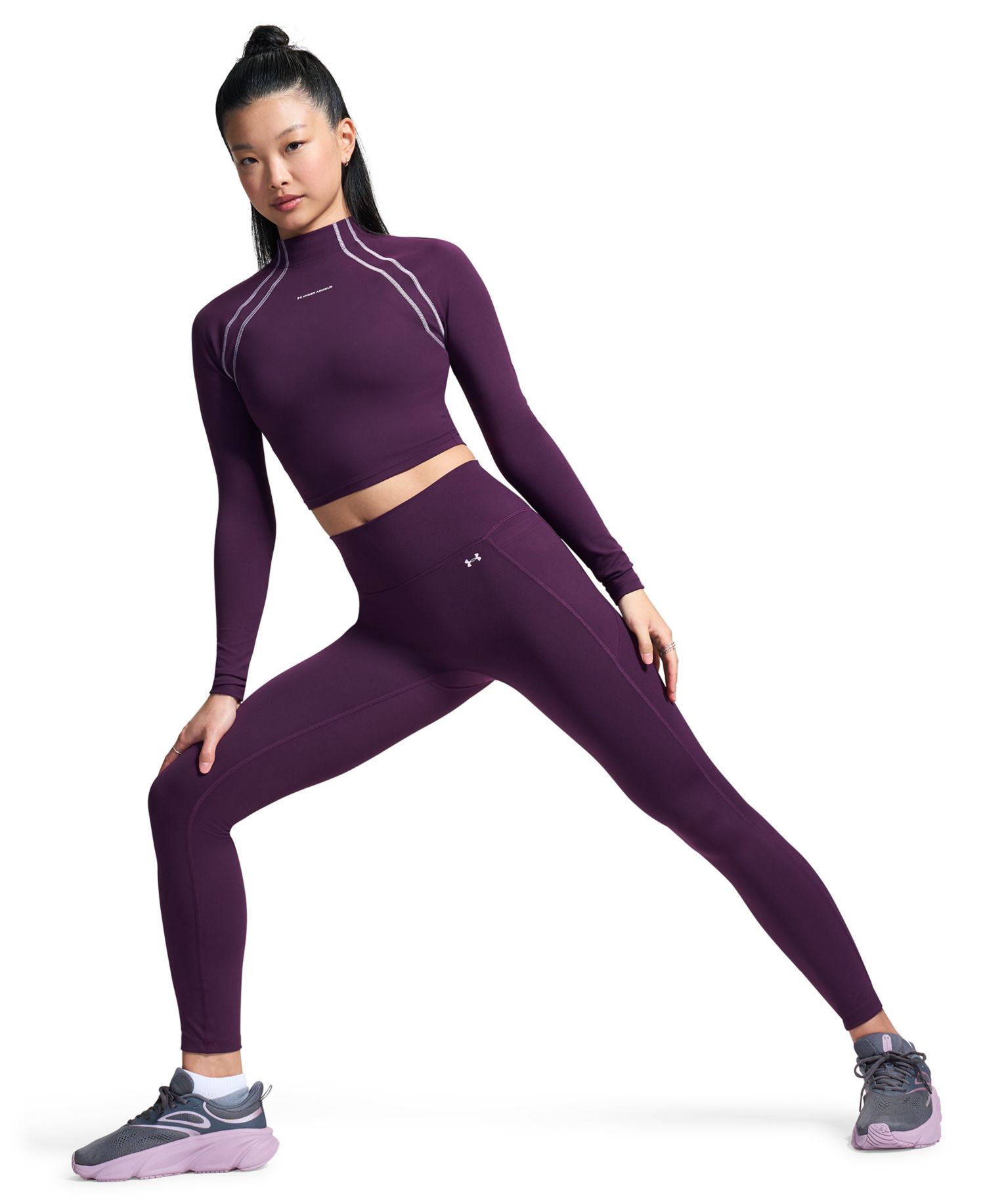 Women's Motion Long-Sleeve Mock-Neck Top