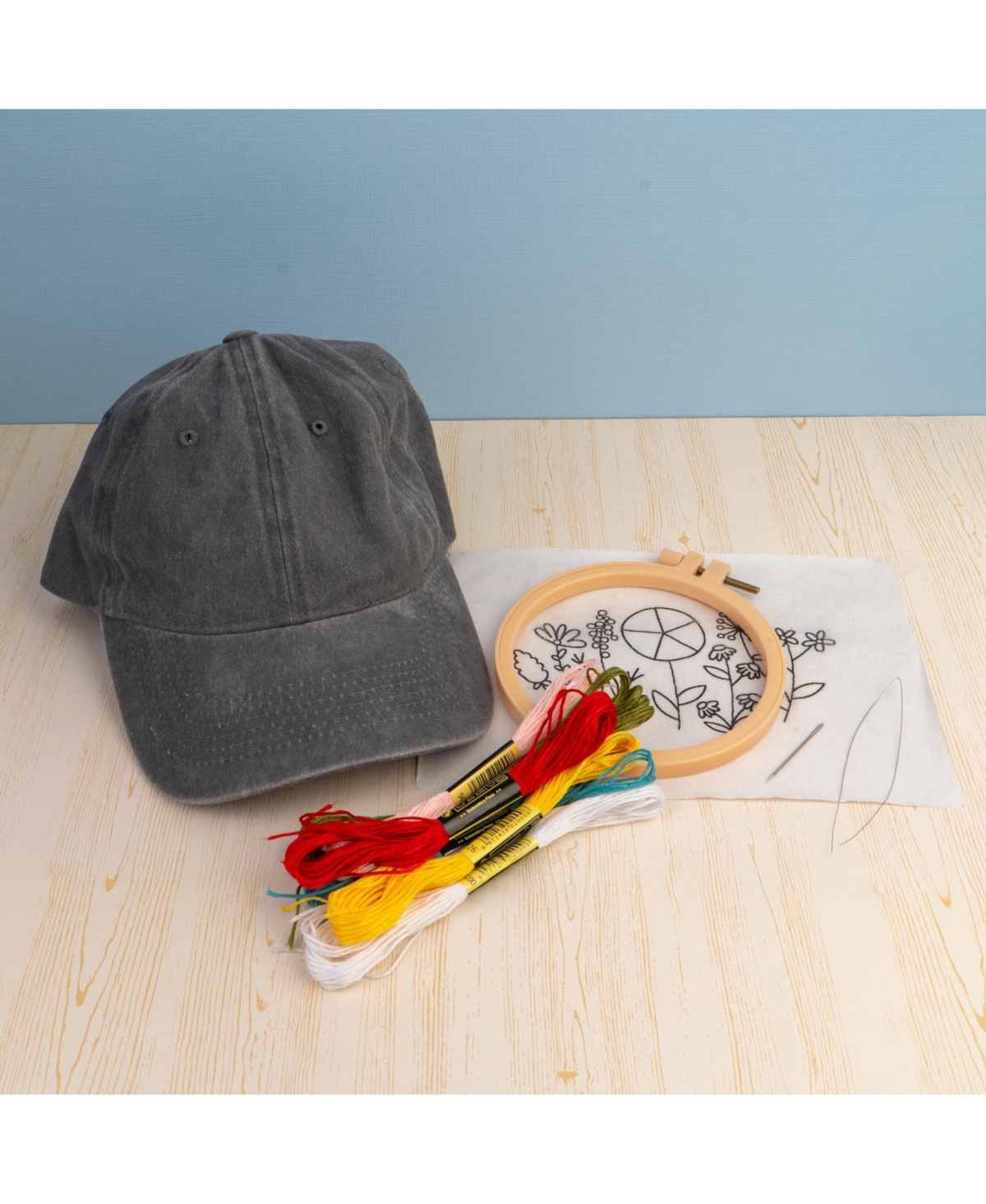 John Bead Hat Embroidered Diy Kit for Beginners