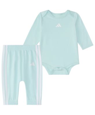 Baby Girls' Long-Sleeve Bodysuit and Pants, 2-Piece Set