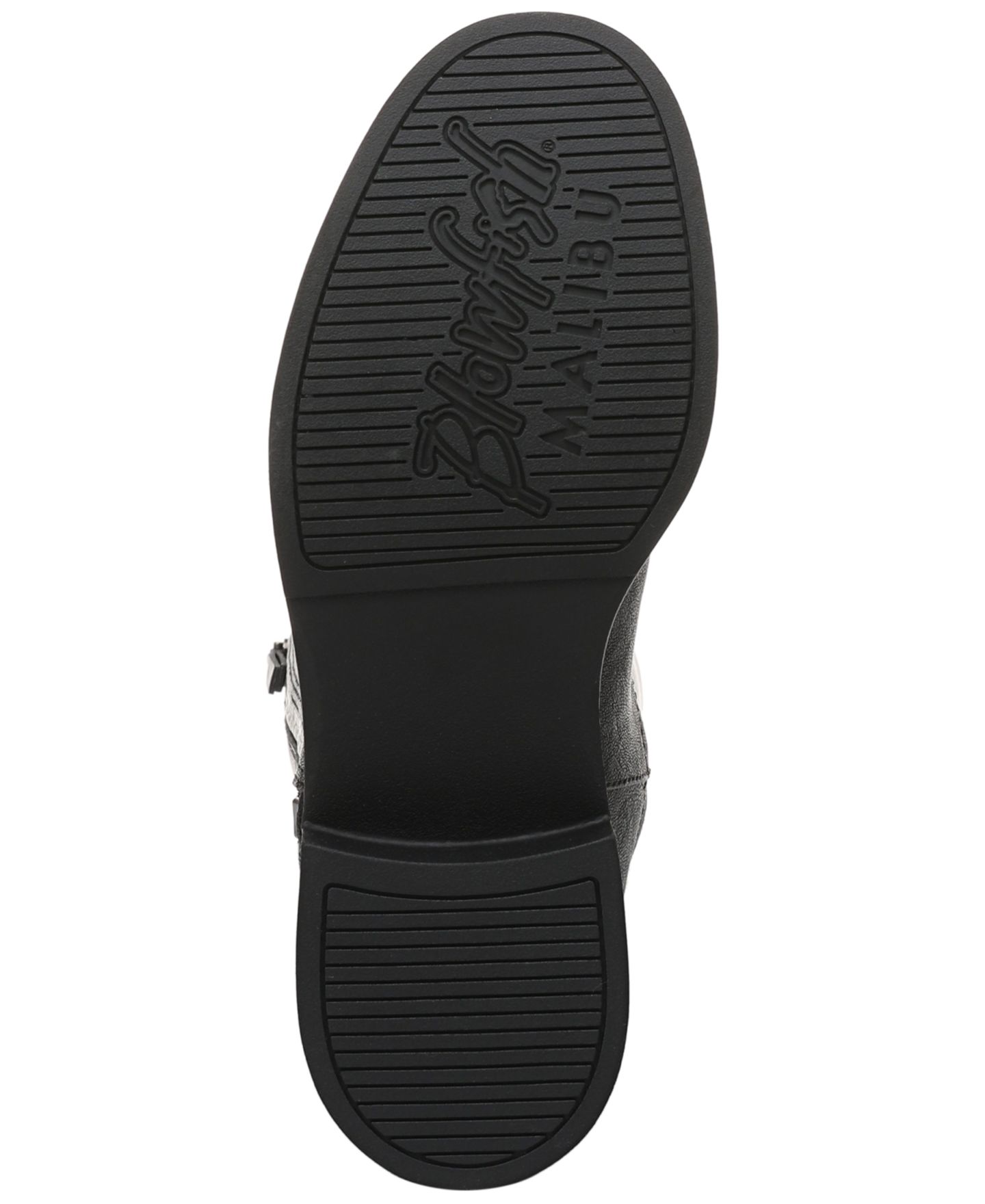 Женские ботинки Blowfish Malibu Venice Zip Tall, цвет: Чёрная искусственная кожа — фото 5