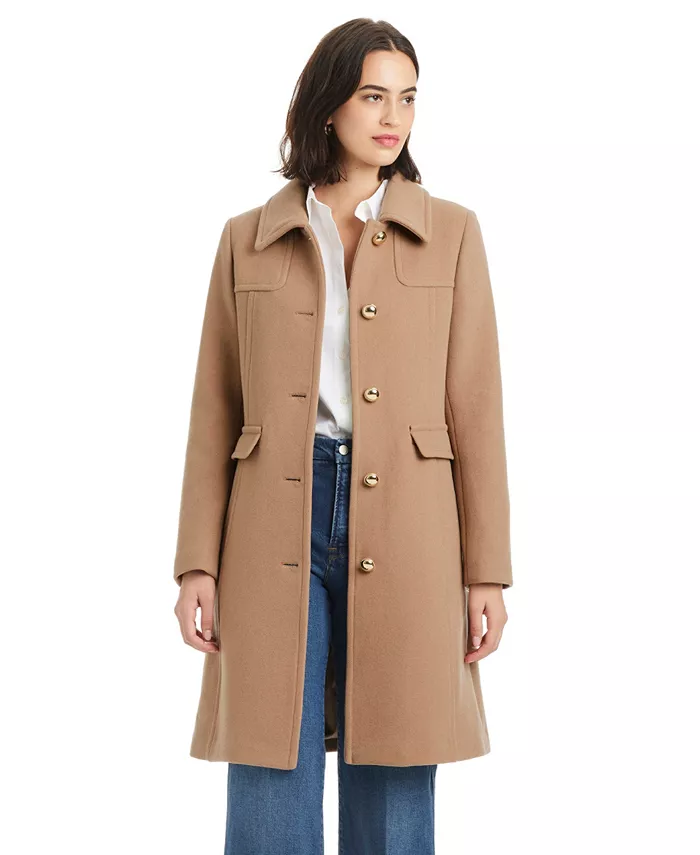 Women's Single Breasted Coat - thumbnail 2
