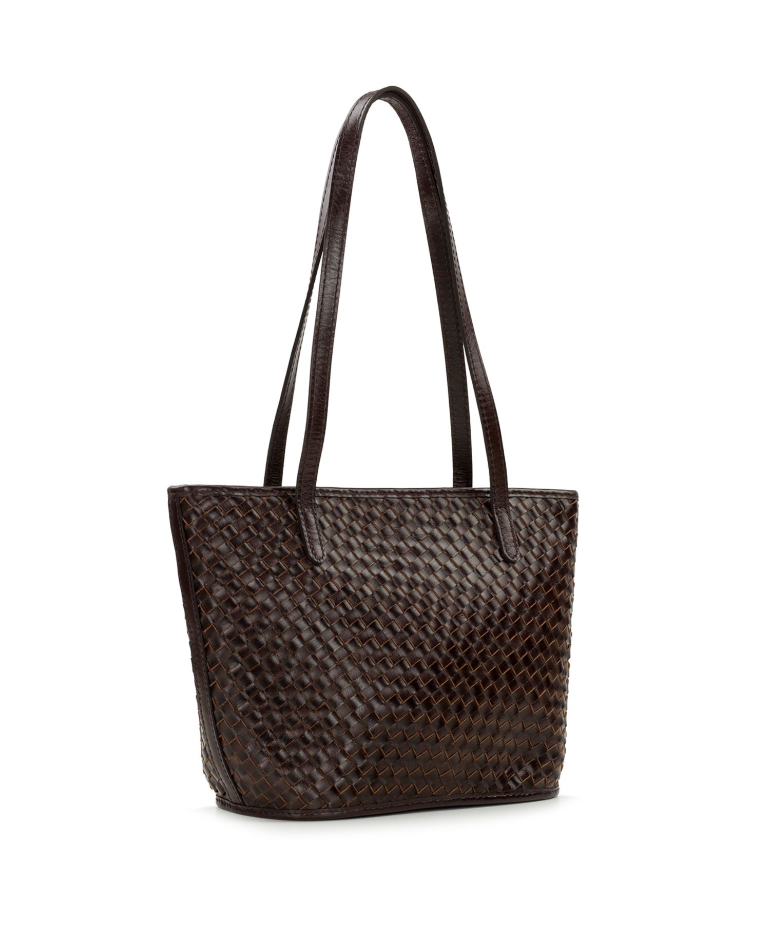 Emmie Medium Woven Leather Tote Handbag