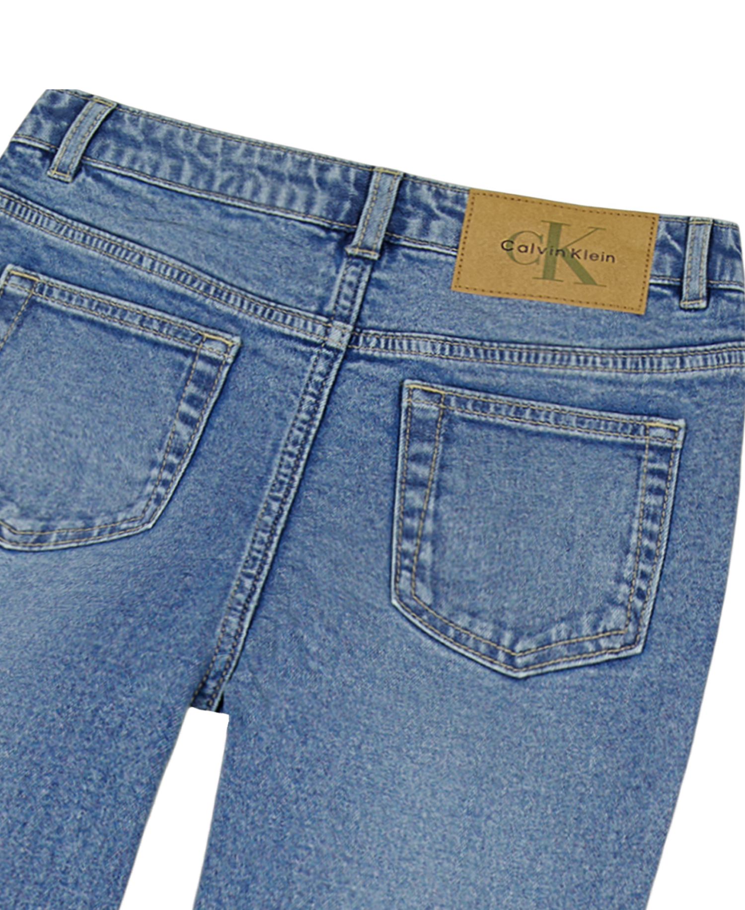 Girls' 7-16 2-Tone Flared Denim Jeans