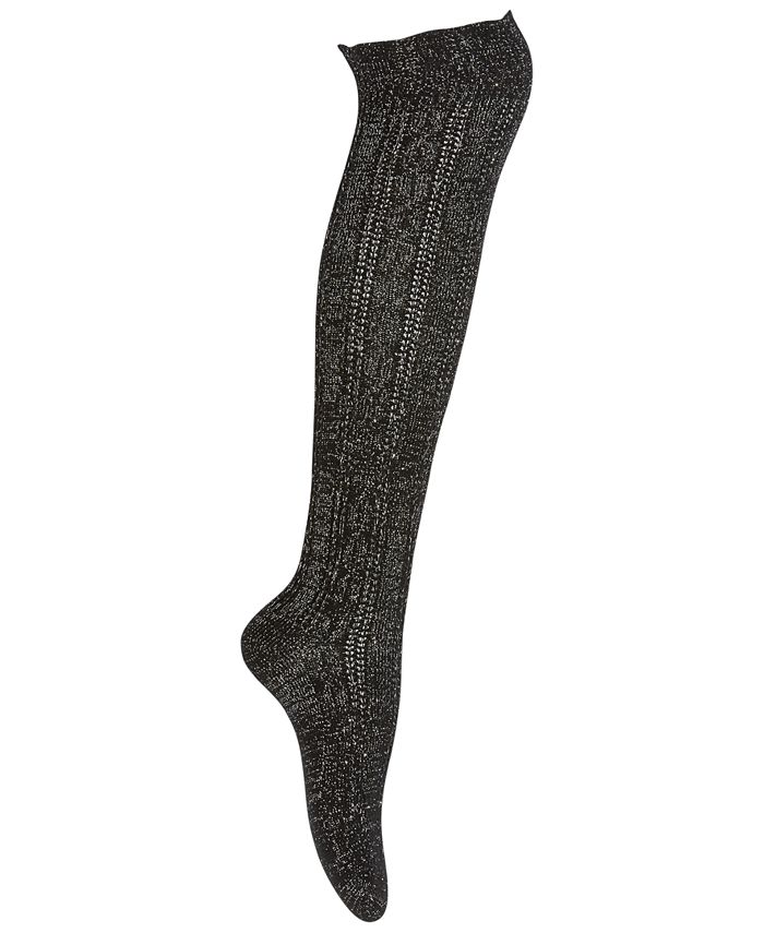 Hue Women's Cable Metallic Knee Socks - Macy's