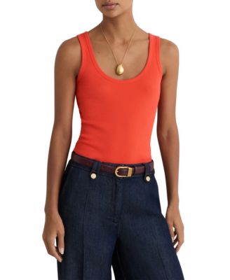 Women's Violet Scoop Neck Rib Vest