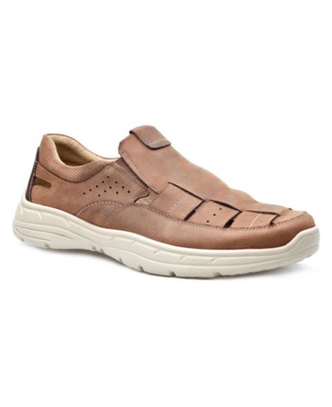 Мужские сандалии PAZSTOR Premium Comfort Leather Closed Toe Casual Sandals Abdiel, цвет: Шоколадный