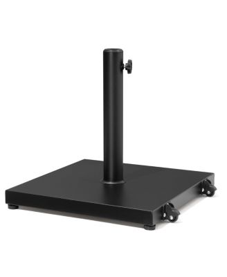 Outdoor 40/55LBS Concrete Umbrella Wheel Base Stand Square Weighted for Patio Market Umbrella