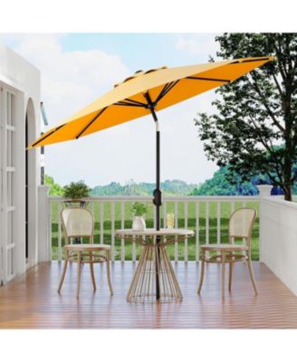9 FEET Outdoor Table Patio Umbrella, Waterproof UV Protection for Garden, Backyard, Poolside