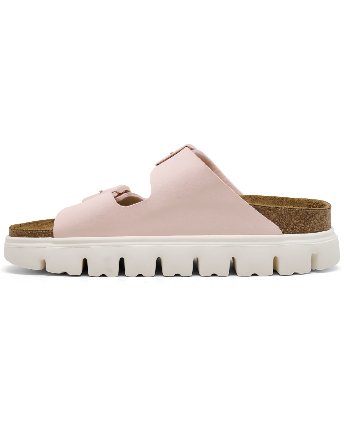Женские сандалии Birkenstock Arizona Flex Birko-Flor Platform, цвет: Розовый — фото 3