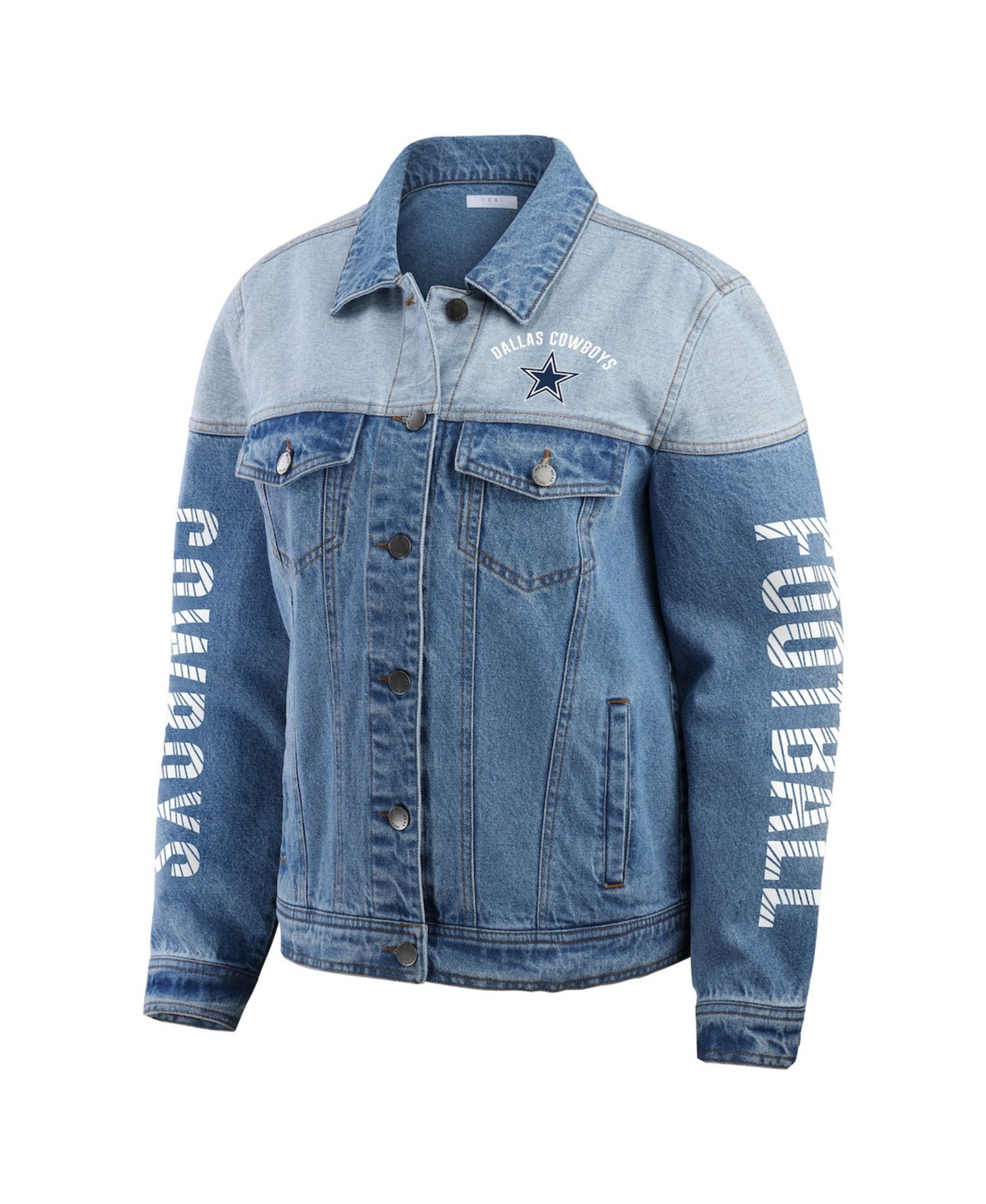 Women's Dallas Cowboys Full-Button Denim Jacket