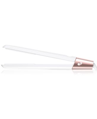 Singlepass Luxe 1 Ionic Straightening & Styling Flat Iron (White/Rose Gold)