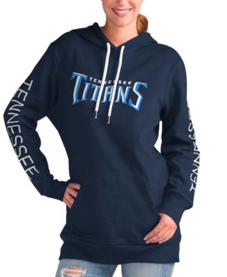 Women's Navy Tennessee Titans Extra Inning Pullover Hoodie
