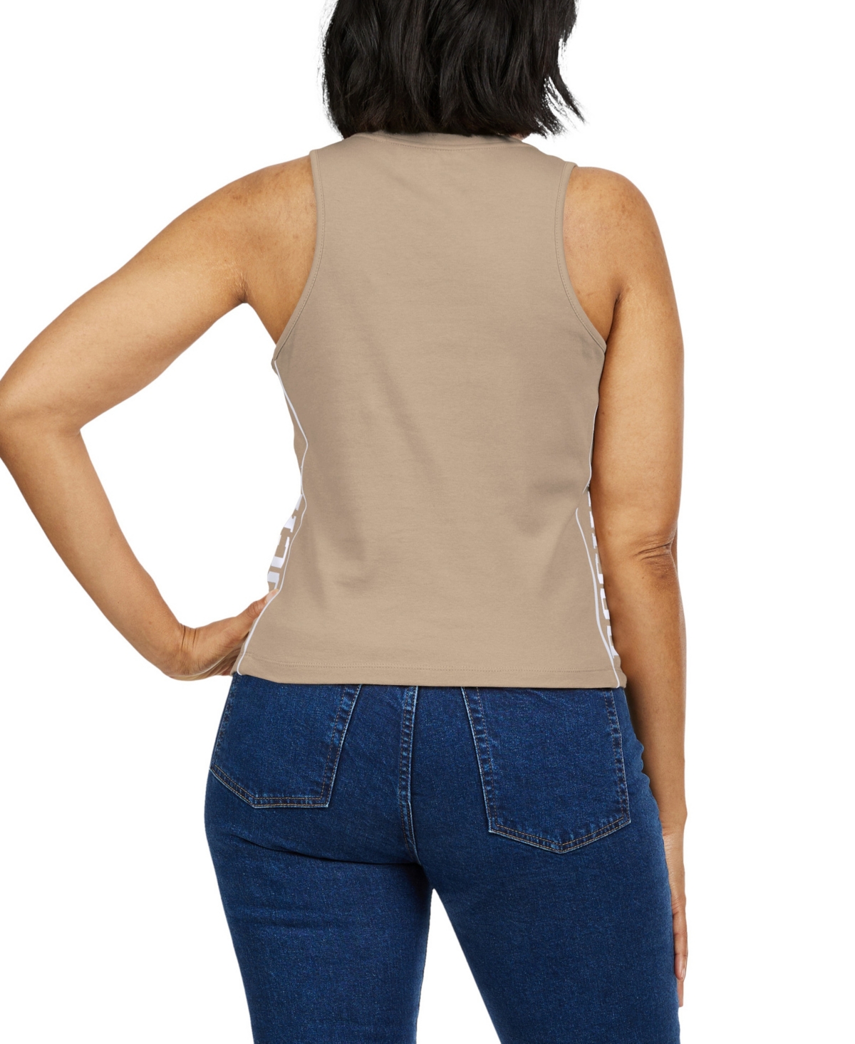 Wear by Erin Andrews Women's Tan Colorado Rockies Tonal Tank Top