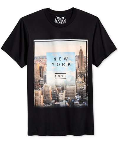 Univibe Men's New York Clouded T-Shirt