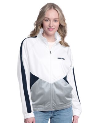 Women's&nbsp;G-III 4Her by Carl Banks White Dallas Cowboys Rally Full-Zip Track Jacket
