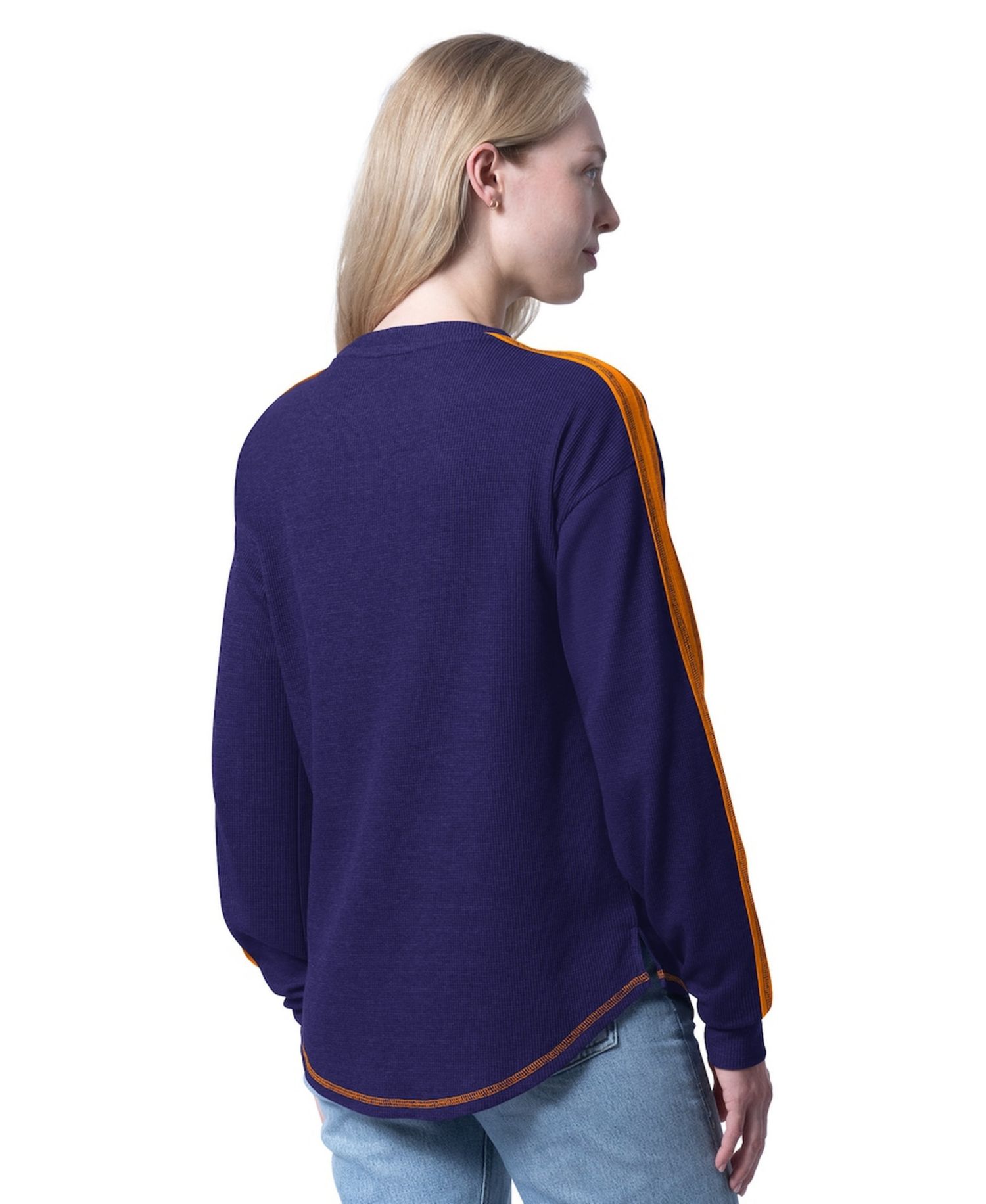 Women's Purple Phoenix Suns Advantage Tri-Blend Long Sleeve T-Shirt