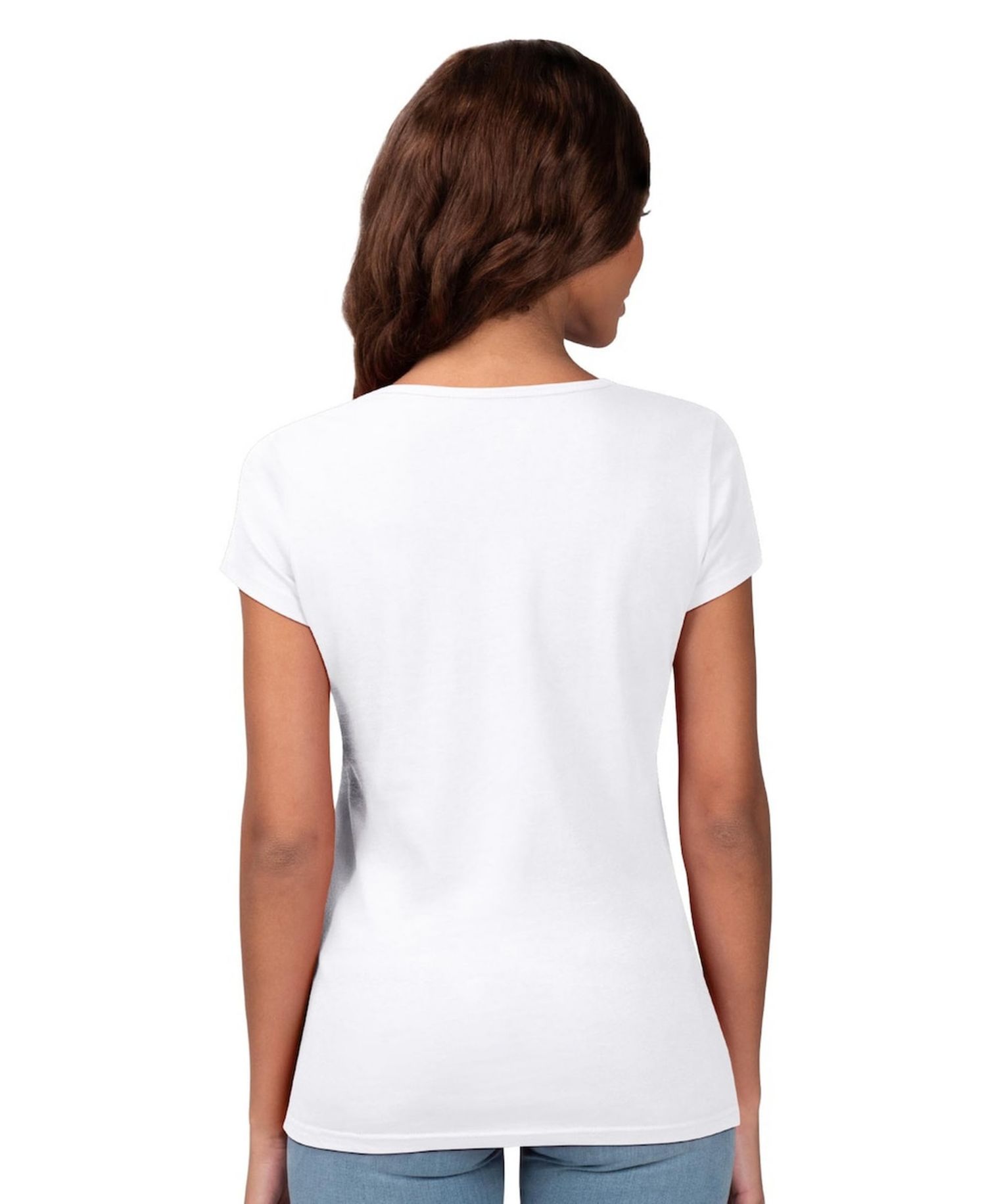 Women's White Los Angeles Rams Endzone T-Shirt