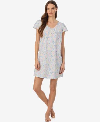 Women's Flutter-Sleeve V-Neck Gown