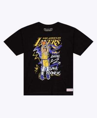 Men's Luka Doncic Black Los Angeles Lakers Chalked Up T-Shirt