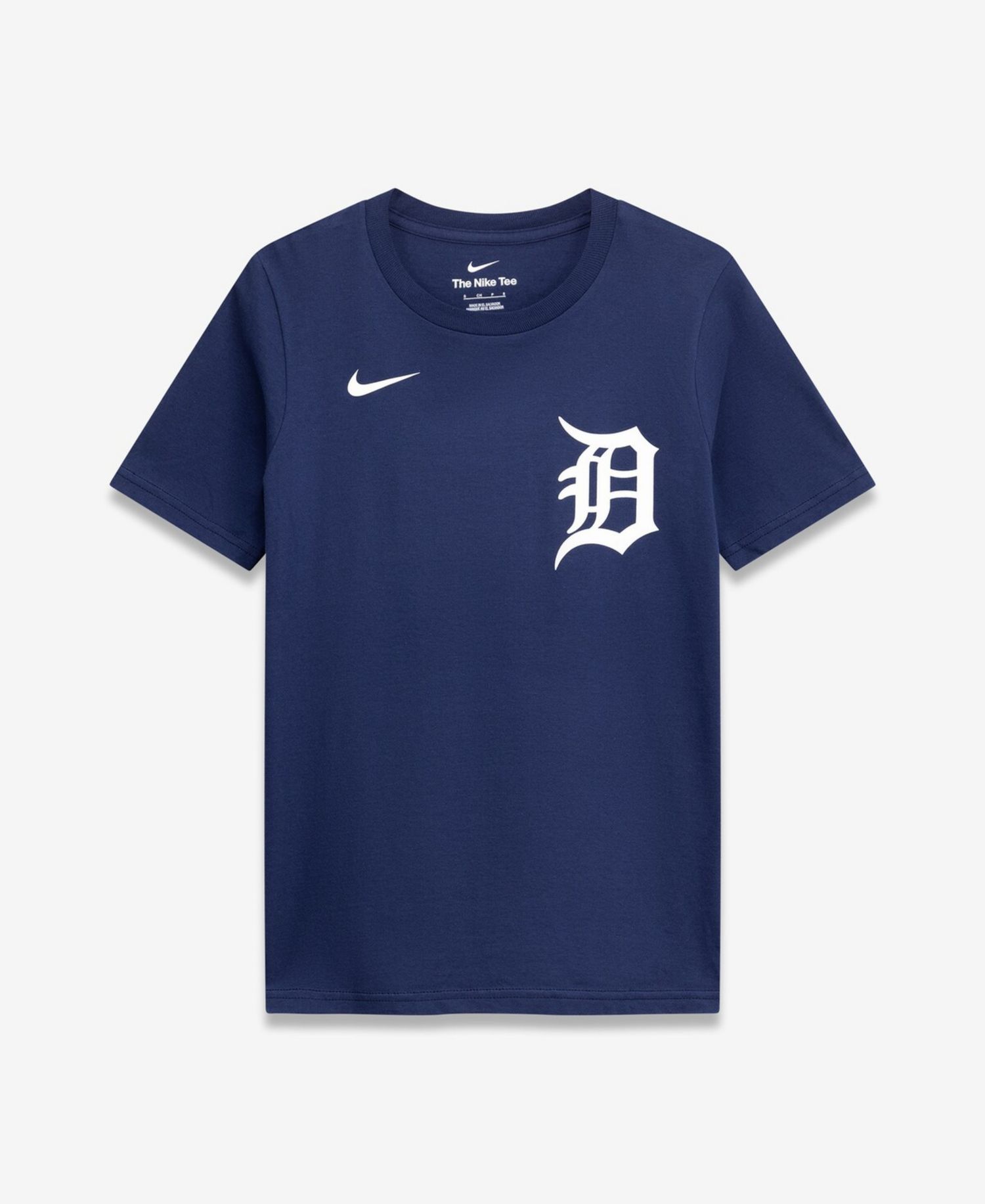 Big Boys and Girls Riley Greene Navy Detroit Tigers Name & Number T-Shirt