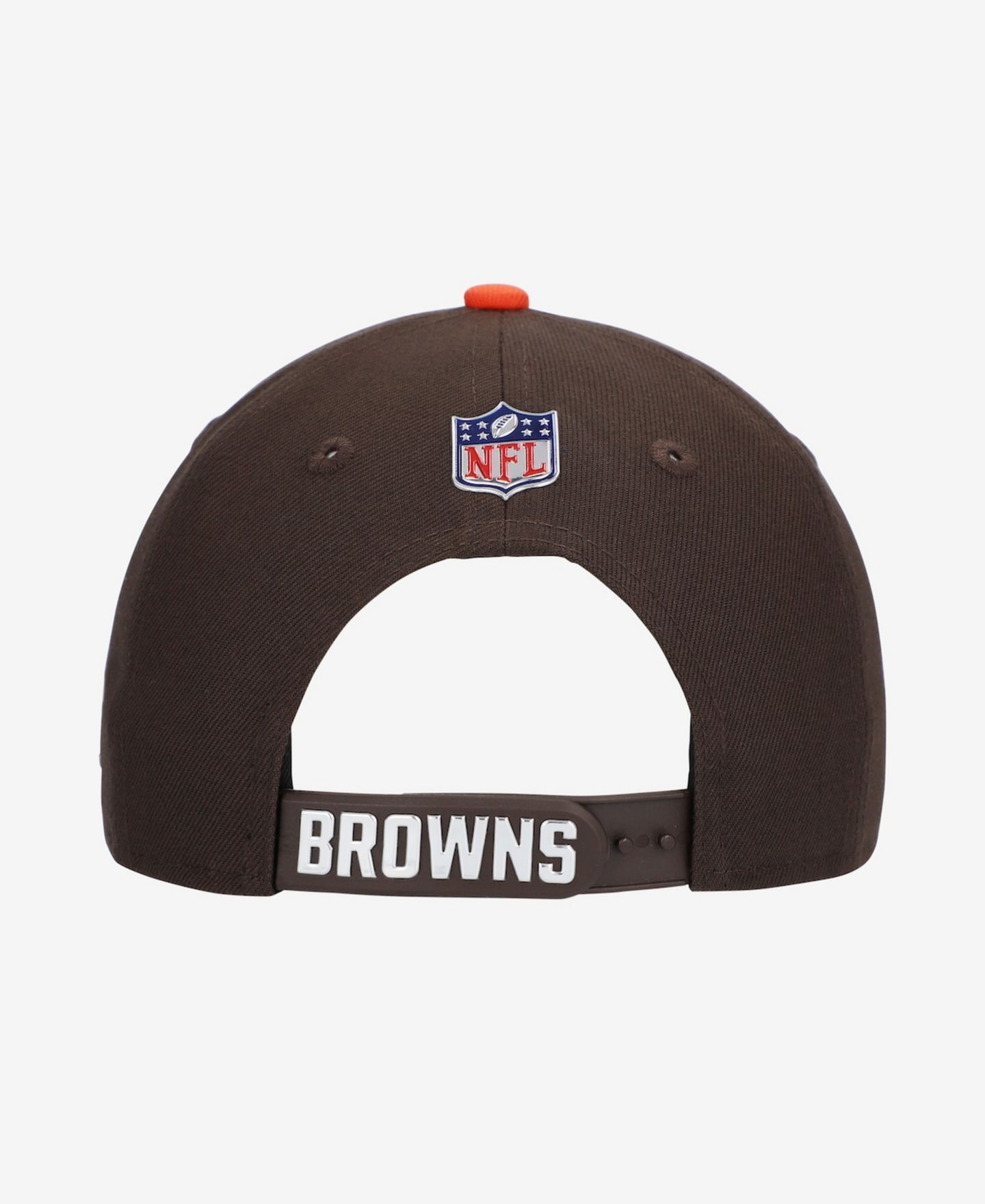 Детская кепка New Era Brown/Orange Cleveland Browns 2026 NFL Draft Pre-Curved 9FIFTY Snapback Hat — фото 4