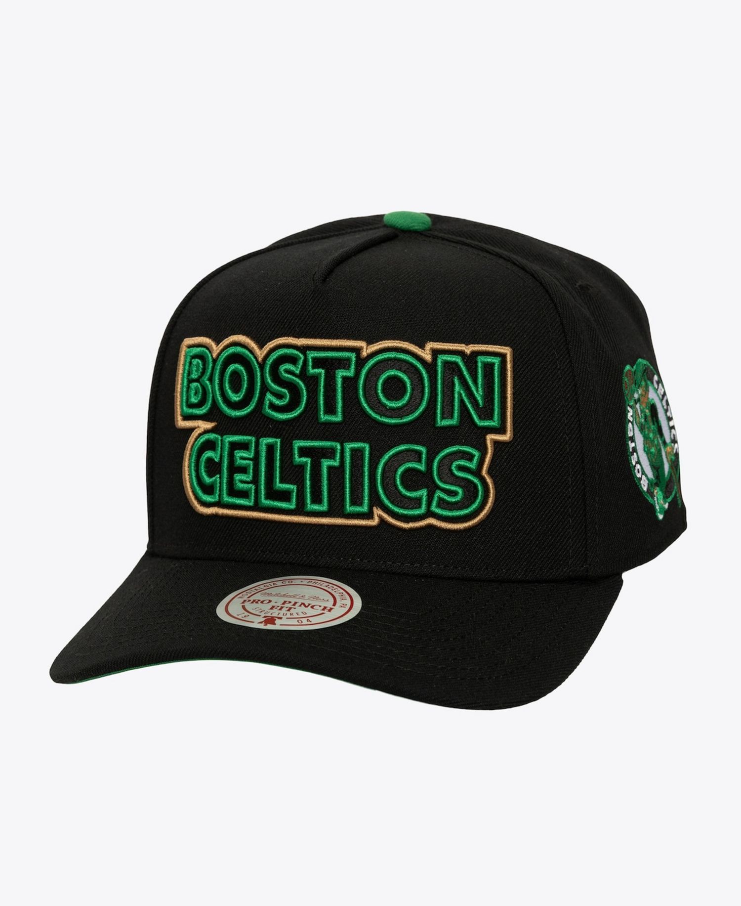 Men's Black Boston Celtics Class Act Pro Snapback Hat