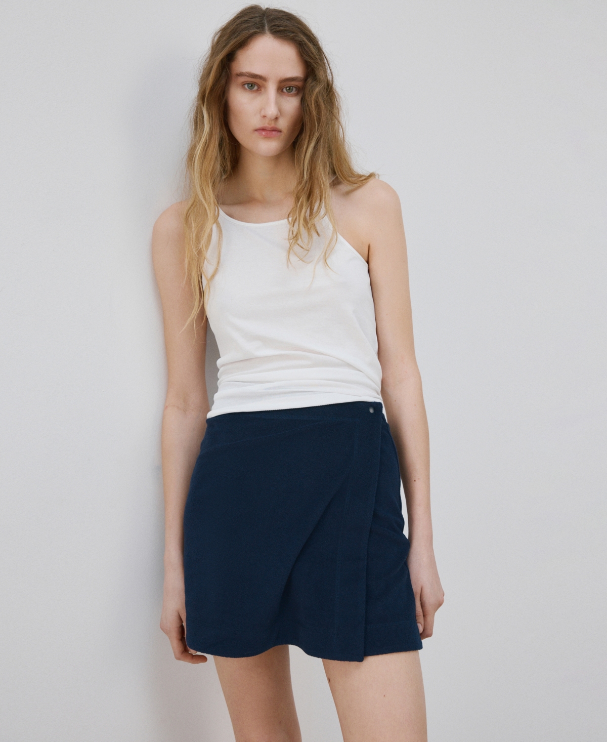 Mango Women's Cotton Terry Skirt
