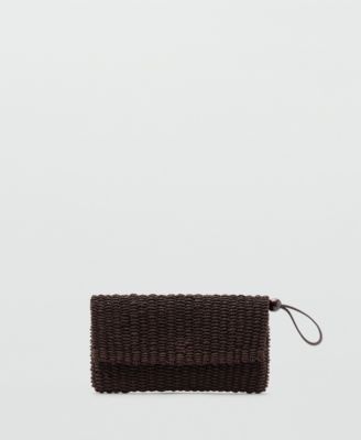Women's Natural-Fiber Flap Pouch