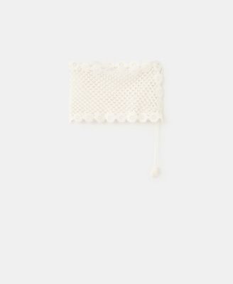 Women's Crochet Bow Mini-Skirt