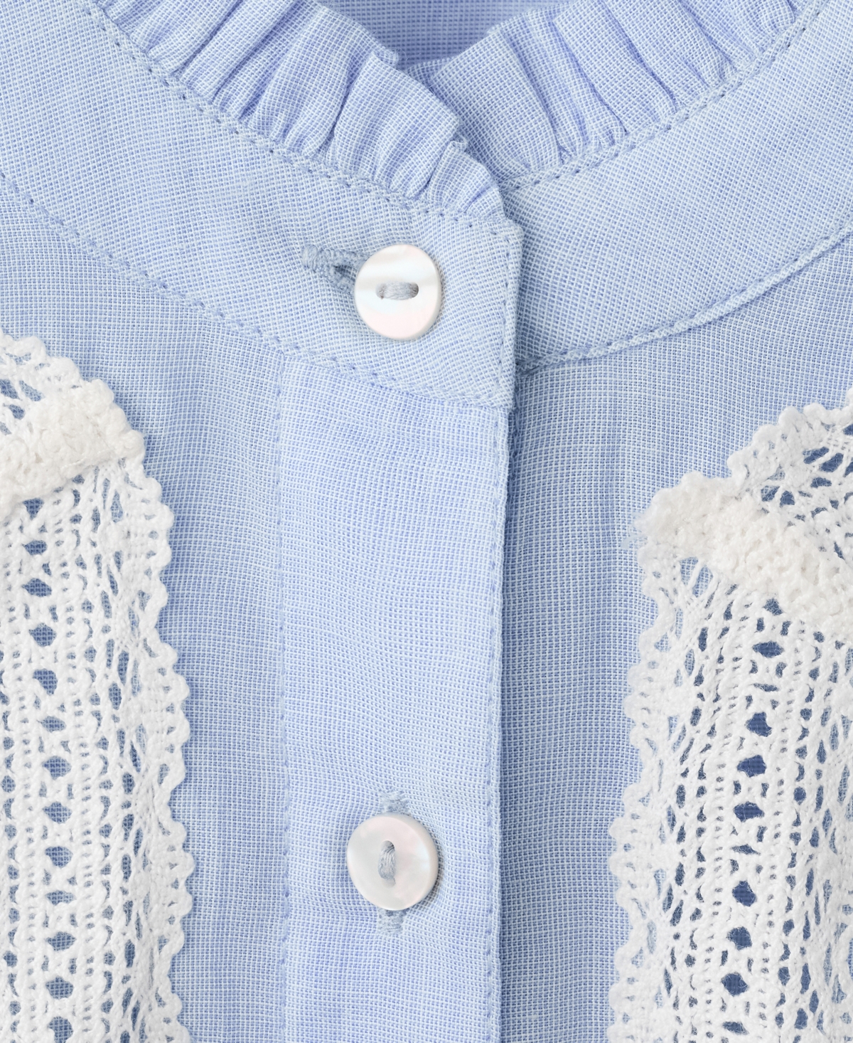 Mango Women's Gathered Details Embroidered Shirt