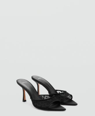 Women's Lace Heeled Sandals