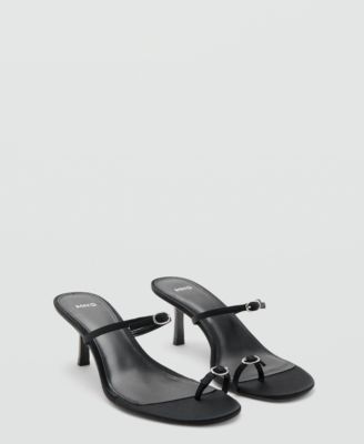 Women's Satin Straps Heeled Sandals