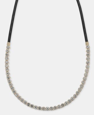 Crystal Tennis Cord Necklace