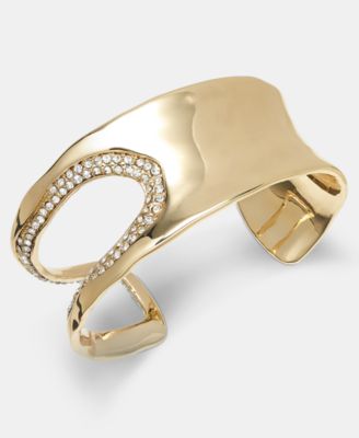 Glass Crystal Cuff Bracelet