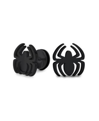 Widow Spider Stud Piercing Earrings Illusion Plug Stainless Steel Screwback