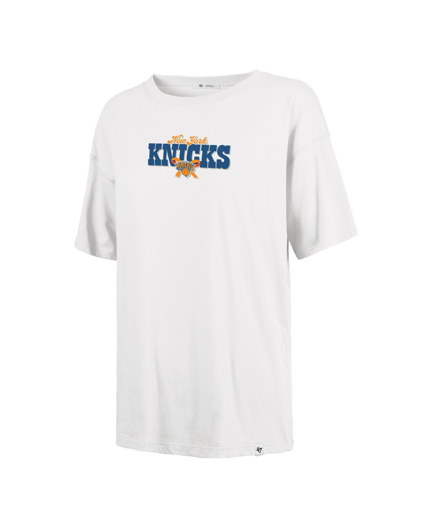 Женская футболка '47 Brand Cream New York Knicks Bow and Banner Sadie — фото 2