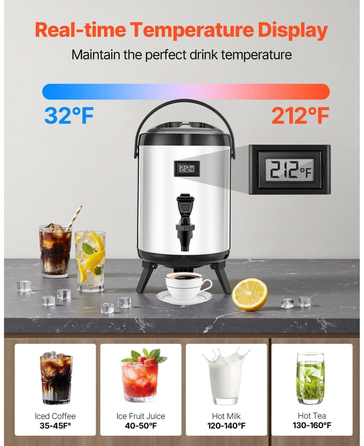 Cozito Insulated Beverage Dispenser