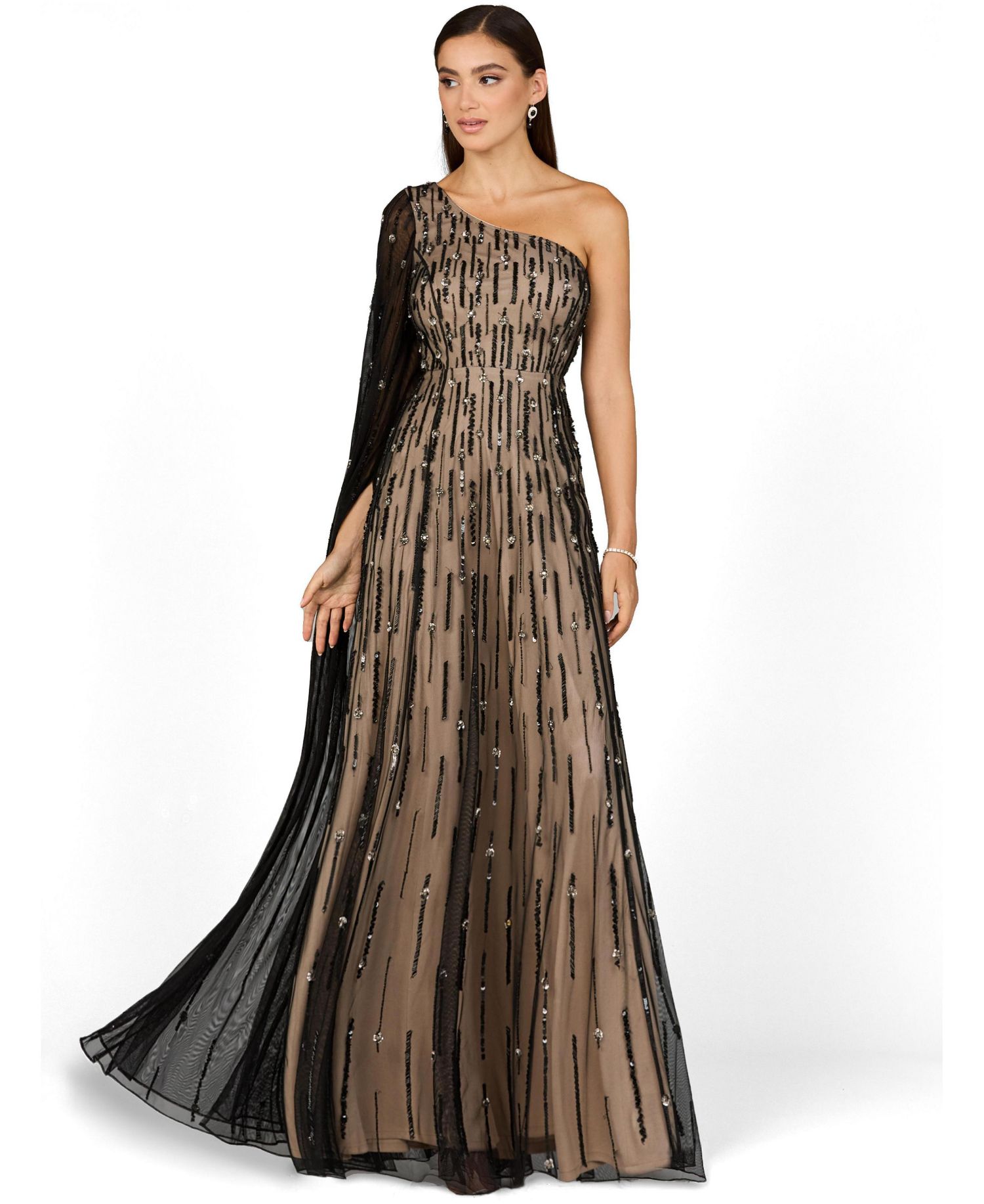 Women's One Shoulder A-Line Gown