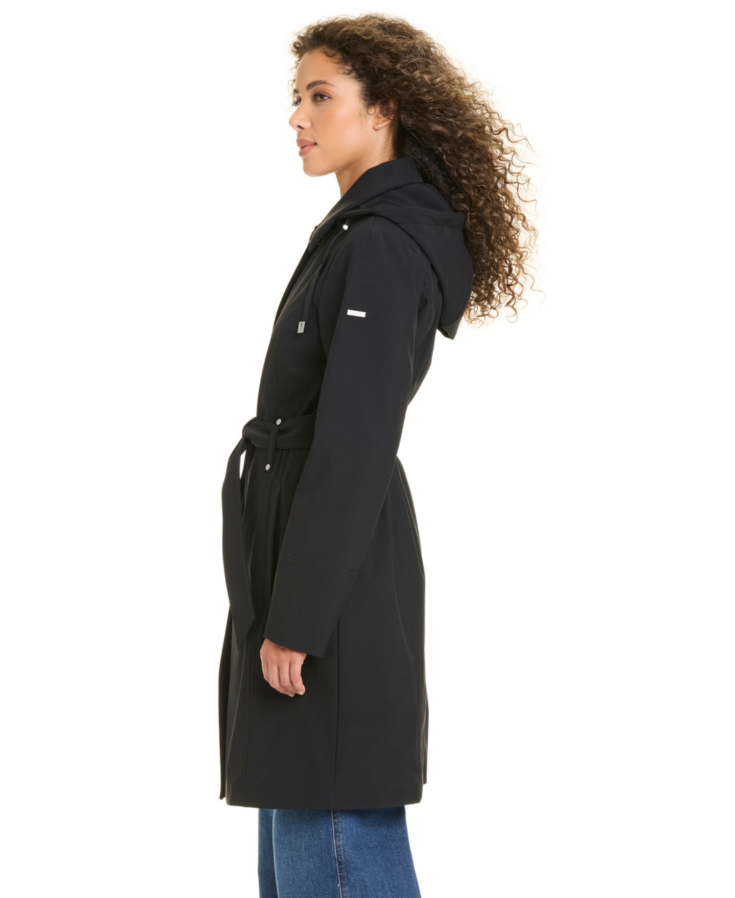 Women's Belted Softshell Coat