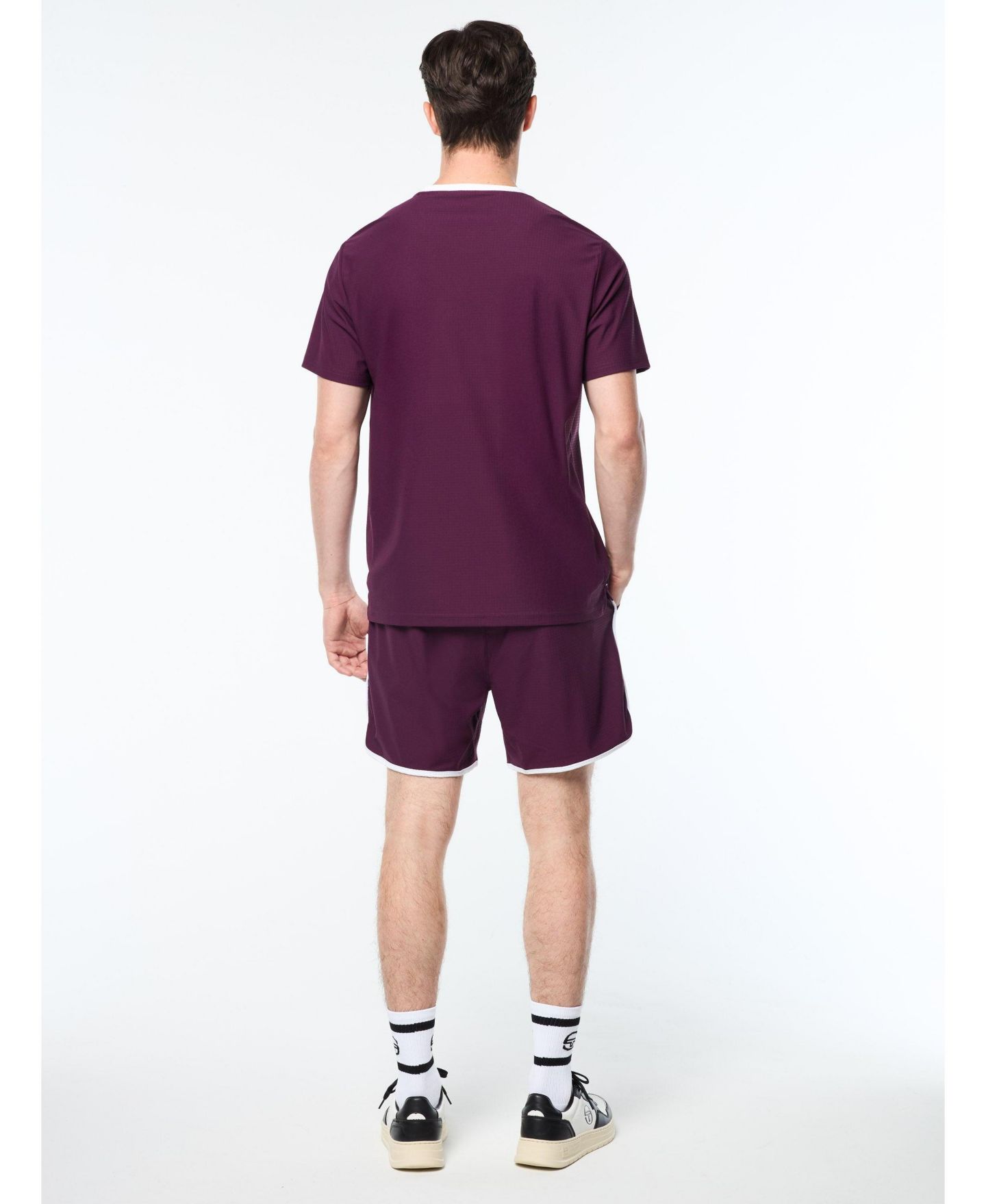 Мужская футболка Sergio Tacchini Grata Active, цвет: Фиолетовый — фото 4