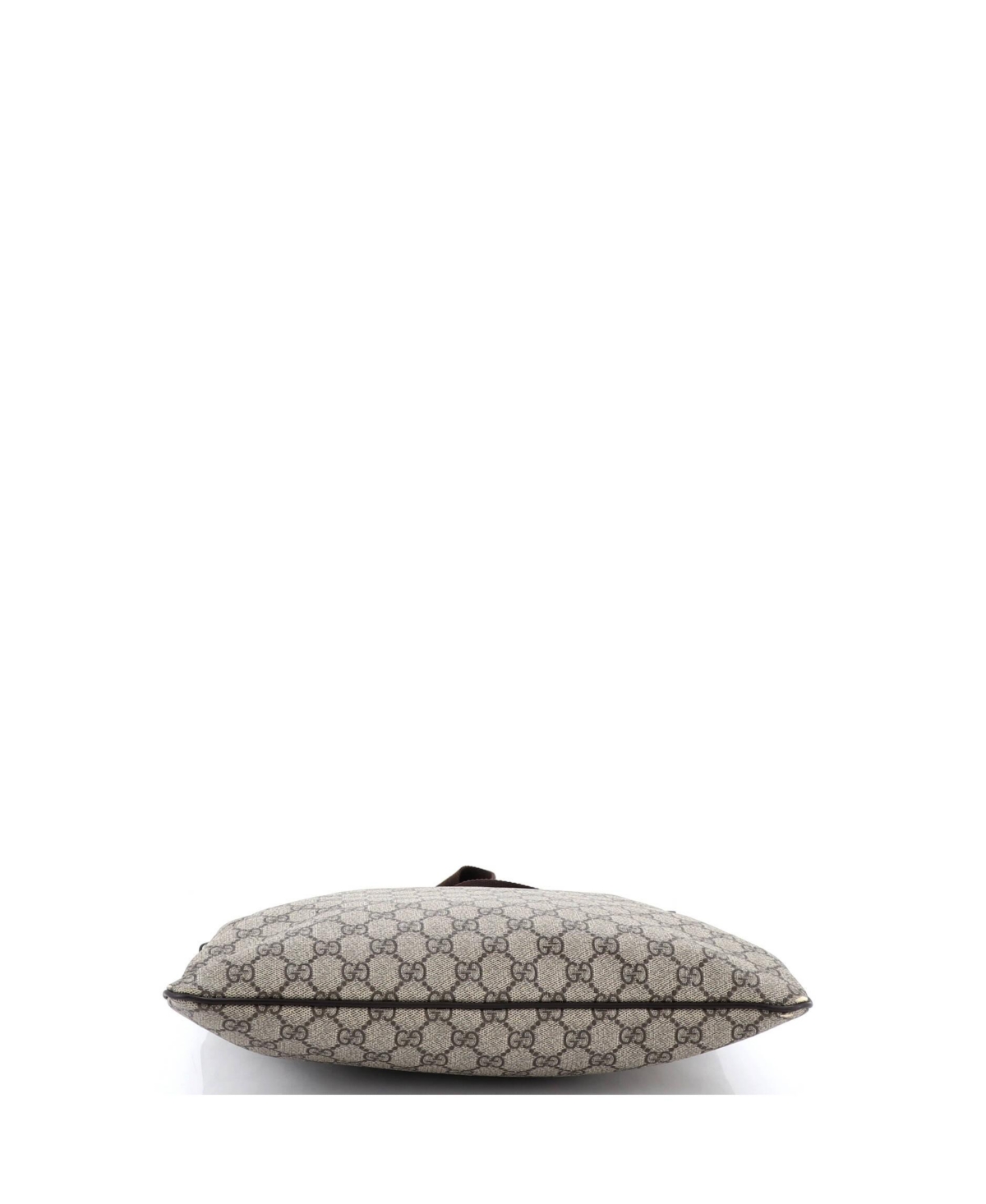 Pre-Owned Gucci Large Zip Top Messenger Bag Gg Coated Canvas